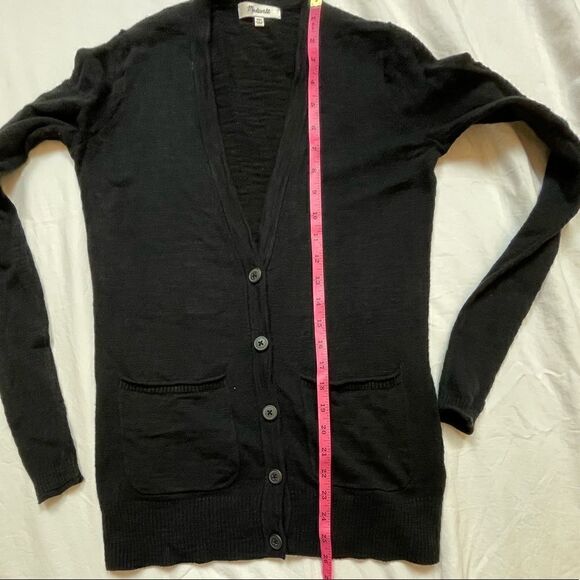 Madewell Oversized Cardigan in Black, size XXS - GUC - Picture 11 of 14